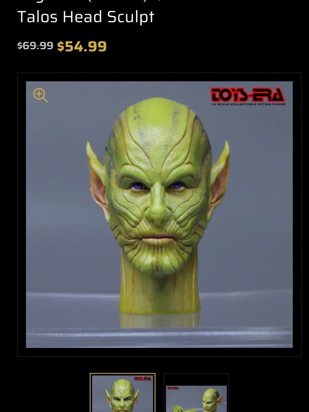 Skrull Talos Head Sculpt head and hands